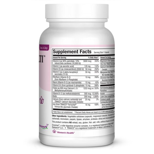 Version 1.0.0 Frasco Maxi Health multivitamínico femenino soporte energético