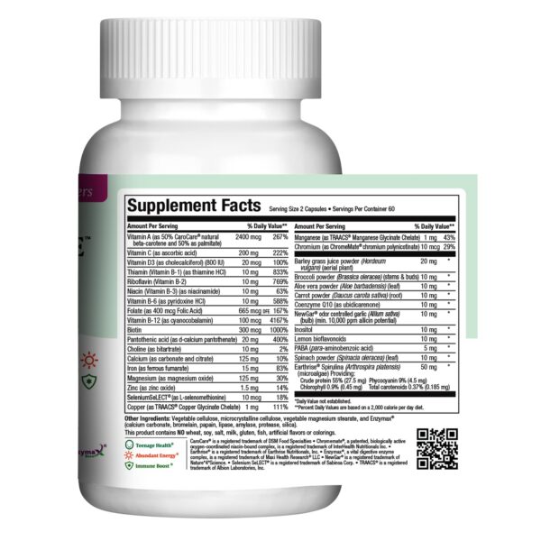 Frasco Maxi Health Teen Supreme Hers para adolescentes