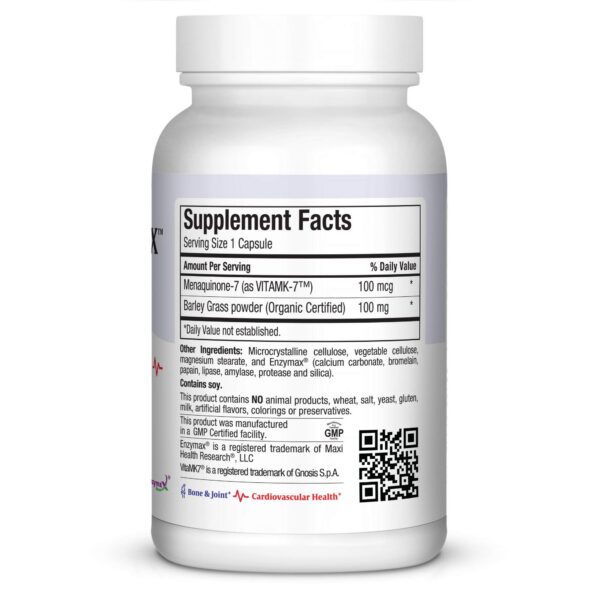 Frasco de Maxi Health Vitamin K-Max suplemento coagulación y calcio