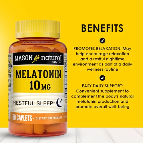 Frasco melatonina MASON NATURAL suplemento sueño saludable