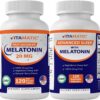 Frasco melatonina vitamatic combo 20 mg suplemento sueño