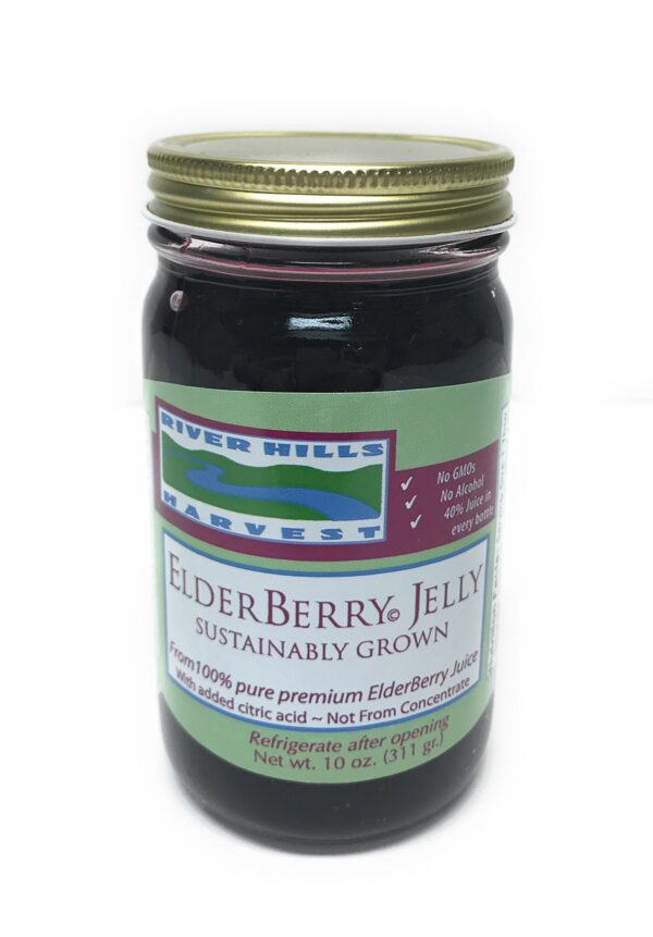 Frasco de mermelada de saúco River Hills Harvest 10 onzas