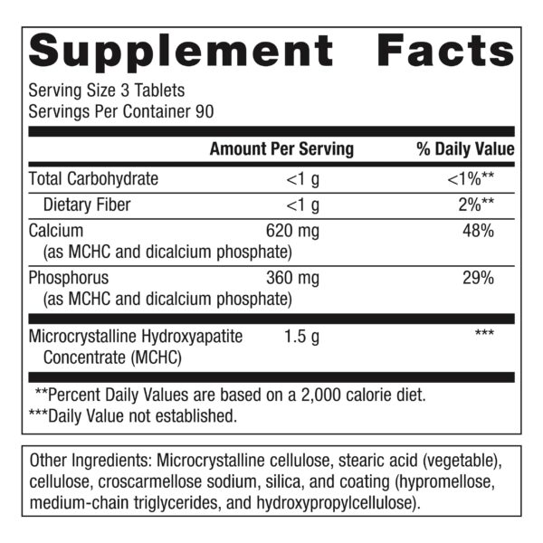 Frasco de Metagenics Bone Builder soporte mejorado para huesos