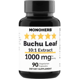 Version 1.0.0 Frasco MONOHERB Buchu frente