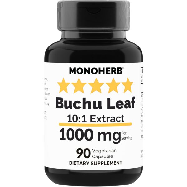 Frasco MONOHERB Buchu frente