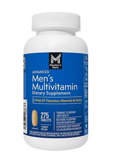 Frasco de multivitaminas para hombre 275 unidades Genérico