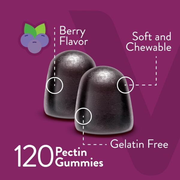 Frasco de multivitaminas prenatales Viteey 120 gominolas