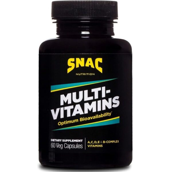 Version 1.0.0 Frasco de multivitaminas SNAC para uso diario 60 cápsulas