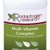 Frasco multivitamínico Adaptogen Research 60 cápsulas vegetarianas