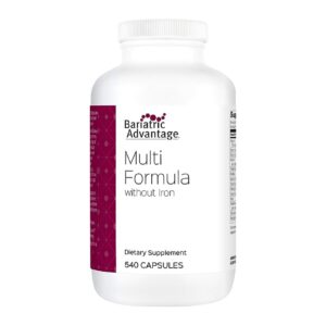 Frasco multivitamínico Bariatric Advantage sin hierro 540 cápsulas