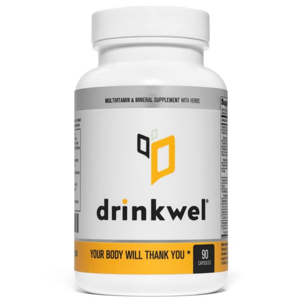 Version 1.0.0 Frasco multivitamínico drinkwel apoyo hígado 90 unidades