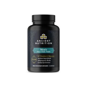 Frasco multivitamínico para hombres Ancient Nutrition