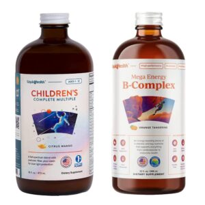 Frasco multivitaminico liquido LIQUIDHEALTH niños con complejo B