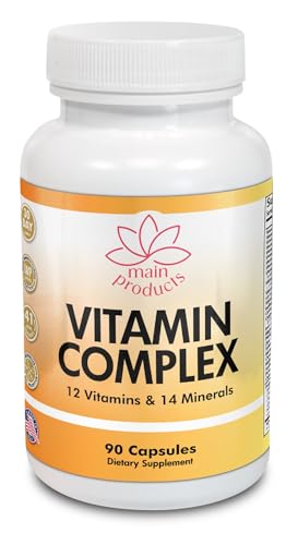 Frasco multivitamínico y multimineral 90 cápsulas