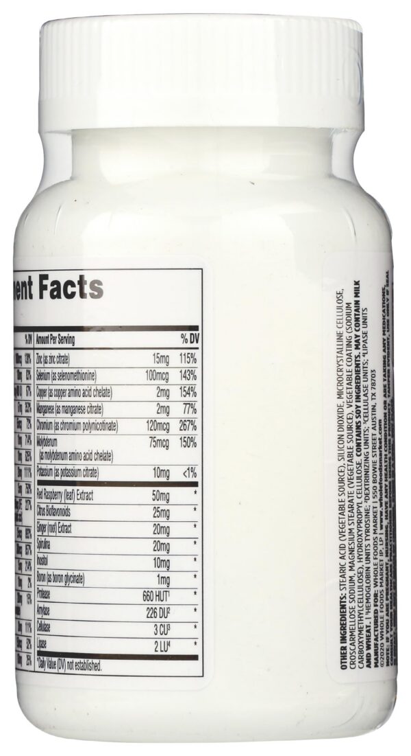 Frasco del multivitamínico prenatal 365 Whole Foods Market