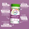 Frasco multivitamínico prenatal Rainbow Light 30 tabletas verde