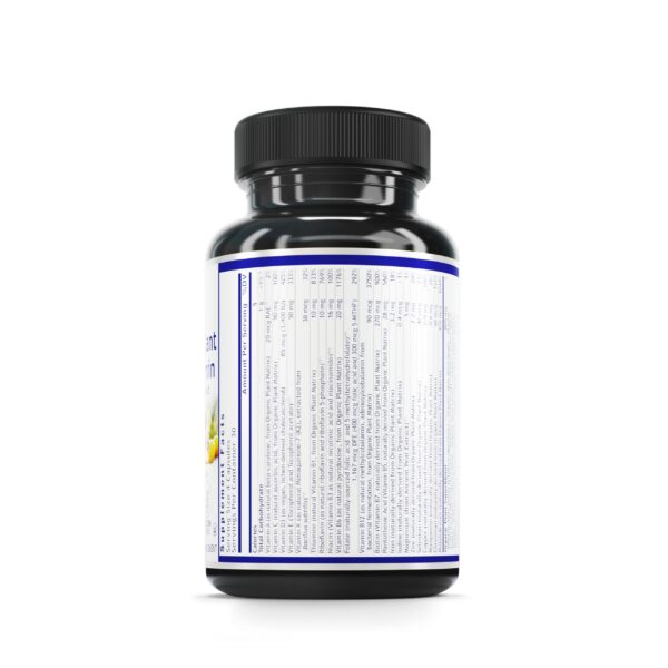 Frasco del multivitamínico QNL Quantum Plant para adultos