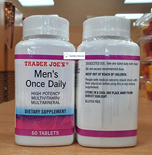 Frasco multivitamínico Trader Joe’s para hombres