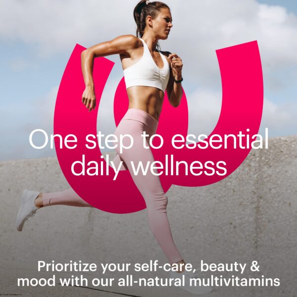 Frasco del multivitamínico Wellthy Her para mujeres vista frontal