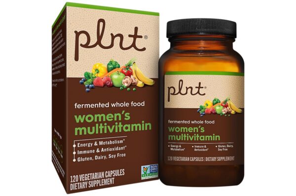 Frasco multivitamínico Whole Food para mujeres 120 cápsulas
