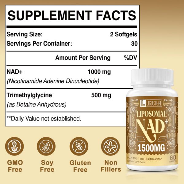 Version 1.0.0 Etiqueta de frasco LIGUSTERI NAD+