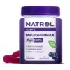 Frasco Natrol Melatonina 10mg gomitas sabor arándano