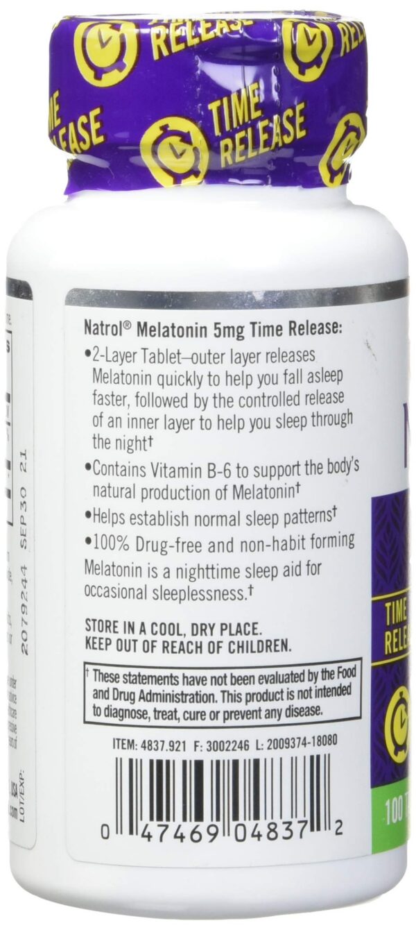 Version 1.0.0 Frasco Natrol melatonina 5mg con vitamina B6 90 tabletas