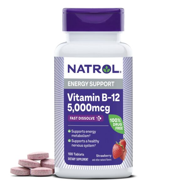 Version 1.0.0 Frasco Natrol vitamina B12 5000 mcg disolución rápida