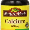 Frasco de Nature Made Calcium 600 mg con Vitamina D3