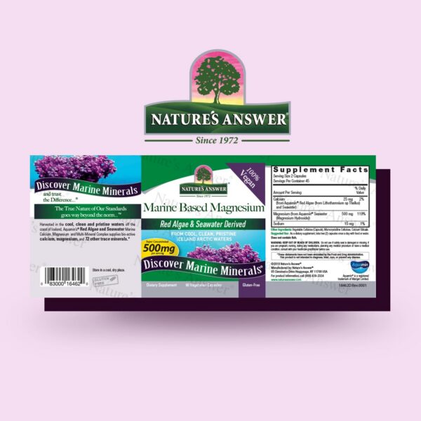 Version 1.0.0 Frasco Nature's Answer Calcio Magnesio