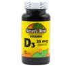 Frasco Nature's Blend Vitamina D3 1000 UI 300 tabletas