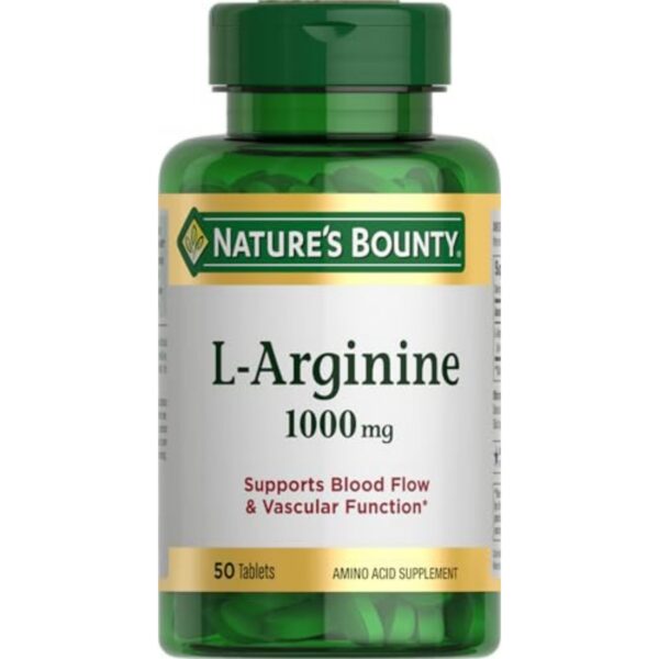 Frasco Nature’s Bounty L-Arginina 1000 mg