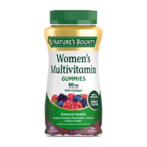 Version 1.0.0 Frasco Nature's Bounty multivitaminas mujeres 90 gomitas sabor frambuesa