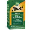 Frasco Nature's Way Alive! multivitamínico adulto 60 tabletas