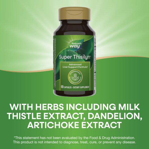 Frasco Nature's Way Super Thisilyn con extracto estandarizado silimarina