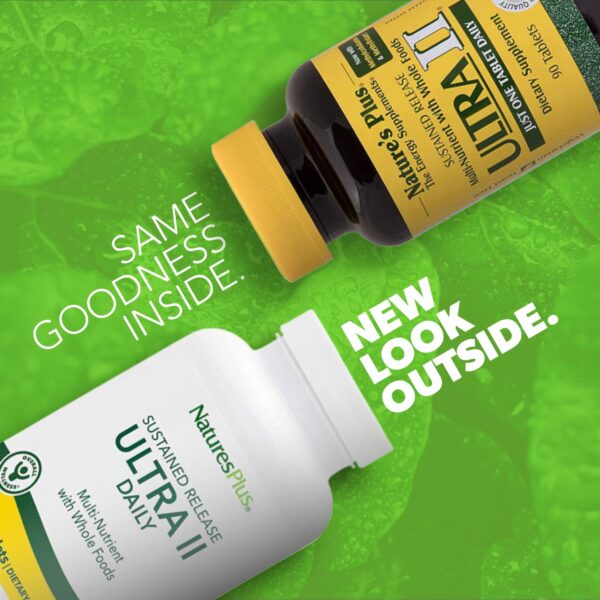 Frasco NaturesPlus Ultra II soporte multivitamínico diario