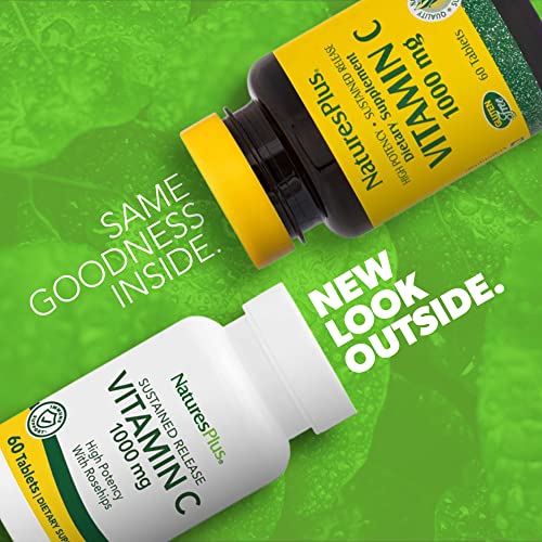 Frasco NaturesPlus vitamina C con escaramujo