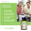 Cápsulas NatureWise garcinia cambogia 180 unidades para peso
