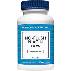 Frasco Niacina Sin Enrojecimiento 500 mg The Vitamin Shoppe