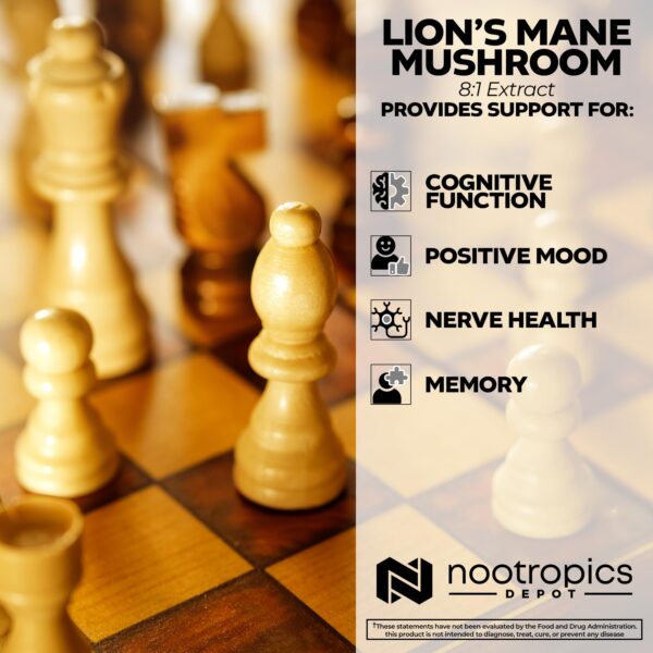 detalle cápsulas suplemento melena de león 500mg