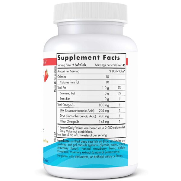 Frasco Nordic Naturals DHA 90 soft gels