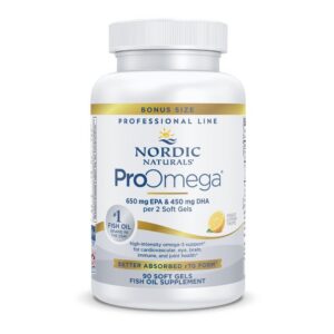 Frasco Nordic Naturals ProOmega limón