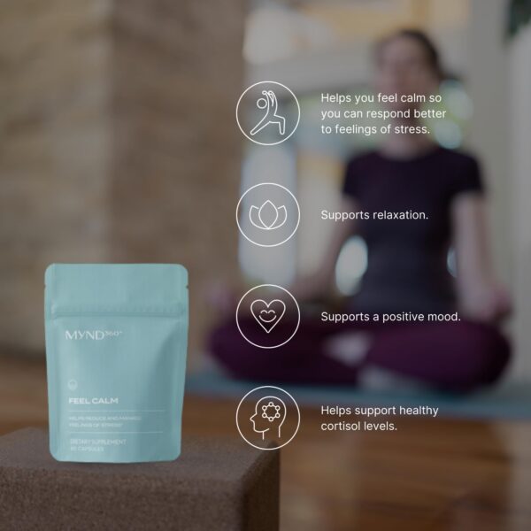 Frasco Nu Skin MYND360 Feel Calm con extractos naturales