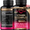 Frasco Nutraharmony complejo vitamina B 120 cápsulas veganas