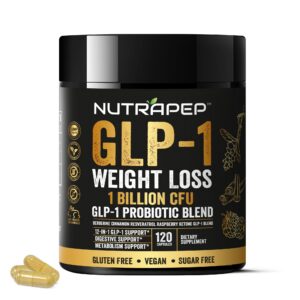 Frasco NutraPep GLP-1 ProBiótico para pérdida de peso
