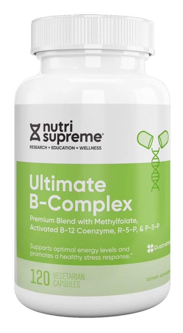 Frasco Nutri Supreme Ultimate B Complex 120 cápsulas vegetarianas
