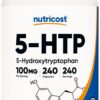Version 1.0.0 Frasco Nutricost 5-HTP 100mg 240 cápsulas vegetarianas