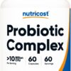 Frasco Nutricost Probiotic Complex 60 cápsulas