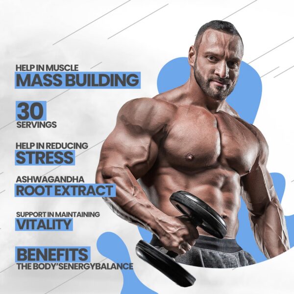 Frasco Olimp BORN IN THE GYM Ashwagandha orgánico