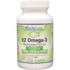 Frasco de Omega-3 Atlantic Menhaden - etiqueta frontal